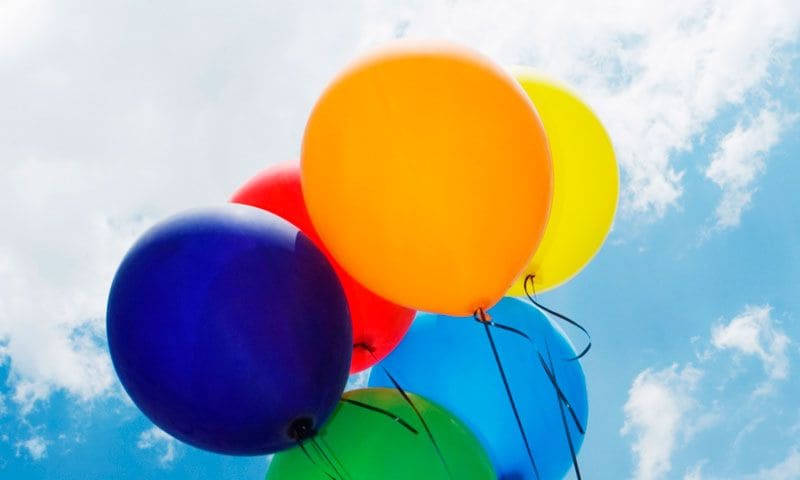 como elevar globos sin elio
